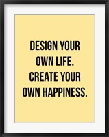 Framed Design Your Own Life 2