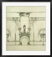 Framed Design for the Boutique of Jeweller Fouquet, 6, Rue Royale