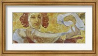 Framed Woman with Scarf