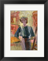Framed Study of a Woman with Houses, c. 1910-1916