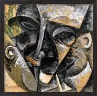 Framed Dynamism of Man's Head 1914