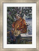 Framed Portrait of Maestro Ferruccio Busoni 1916