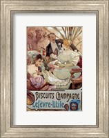 Framed Champagne Biscuits, 1897
