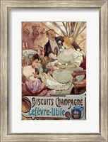 Framed Champagne Biscuits, 1897