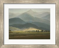 Framed Landscape with Mountains