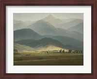 Framed Landscape with Mountains