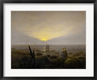 Framed Moonrise on the Seashore, 1821