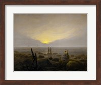 Framed Moonrise on the Seashore, 1821