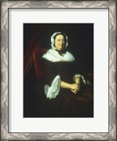 Framed Mrs Samuel Hill (Miriam Kilby) 1764