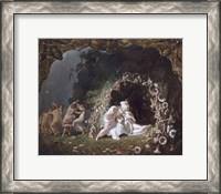 Framed Titania Sleeping, 1841