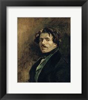Framed Delacroix, Self-Portrait