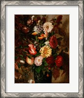 Framed Flowers in an Earthenware Pot, 1847