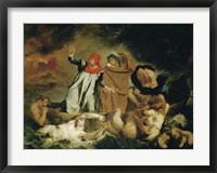 Framed Dante and Virgil, 1822