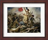 Framed Liberty Leading the People, 1830