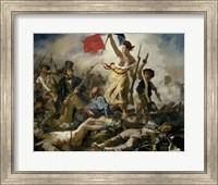 Framed Liberty Leading the People, 1830