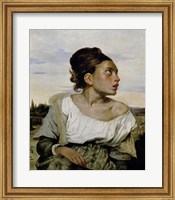 Framed Young Orphan in the Cemetery, c. 1824