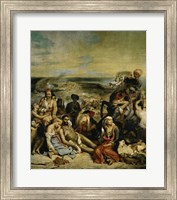 Framed Massacre of Chios Greek Families Waiting for Death or Slavery, 1824