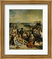 Framed Massacre of Chios Greek Families Waiting for Death or Slavery, 1824