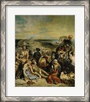 Framed Massacre of Chios Greek Families Waiting for Death or Slavery, 1824