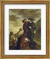 Framed Hamlet and Horatio in the Cemetery, 1839