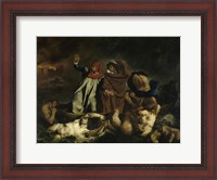 Framed Dante and Virgil in Hell (Dante's Boat) 1822