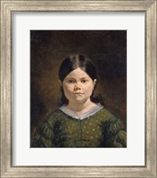 Framed Portrait of Lucile Virginie Le Guillou