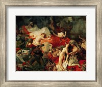 Framed Death of Sardanapalus, 1827