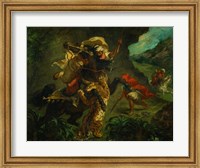 Framed Tiger Hunt, 1854