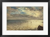 Framed Sea at Dieppe, 1851