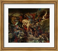 Framed Battle of Taillebourg July 21, 1242
