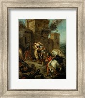 Framed Rebecca Raped by a Knight Templar during the Sack of the Castle Frondeboeuf, 1858