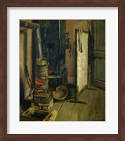 Framed Corner of a Painter's Study, the Stove