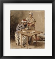 Framed Moroccan Public Scribe