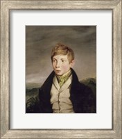 Framed Portrait of Richard-Auguste de la Hautiere
