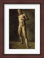 Framed Study of a Male Nude