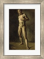 Framed Study of a Male Nude