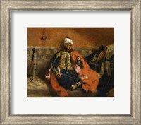 Framed Turk, Smoking on a Divan