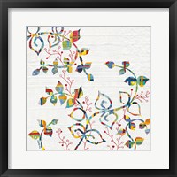 Framed Rainbow Vines with Berries