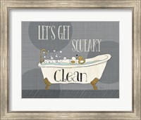 Framed Squeaky Clean I