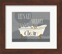 Framed Squeaky Clean I