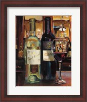 Framed Reflection of Wine II