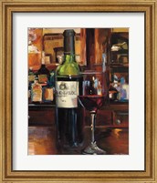 Framed Reflection of Wine III