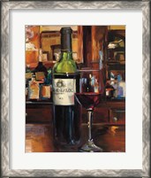 Framed Reflection of Wine III