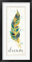 Framed Waterfeathers I
