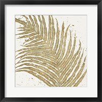 Gold Leaves I Framed Print