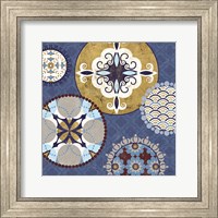 Framed Mediterranean Blue III