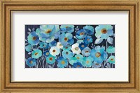 Framed Indigo Flowers