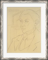 Framed Portrait of Daniel-Henry Kahnweiler, 1921