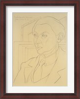 Framed Portrait of Daniel-Henry Kahnweiler, 1921