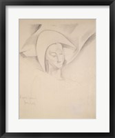 Framed After Cezanne, Head of a Harlequin, 1916